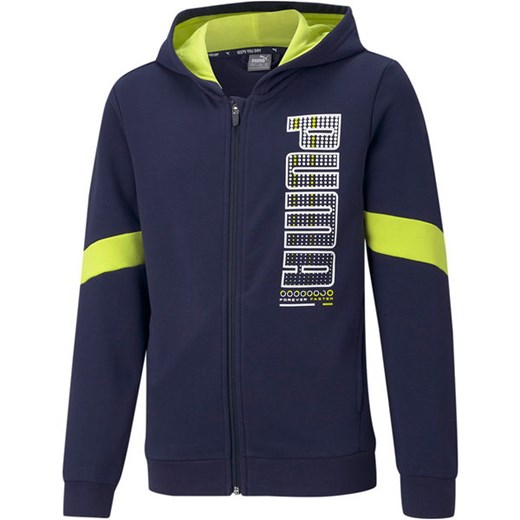 Bluza młodzieżowa Active Sports Full-Zip Hoodie Puma Puma 176cm promocja SPORT-SHOP.pl