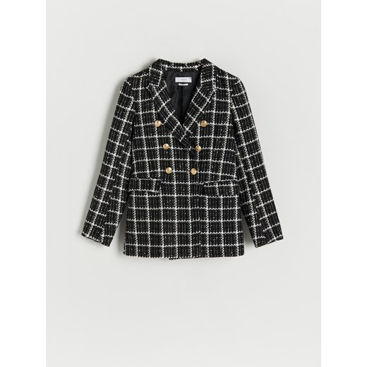 Reserved - Marynarka w kratę - Wielobarwny Reserved XS Reserved