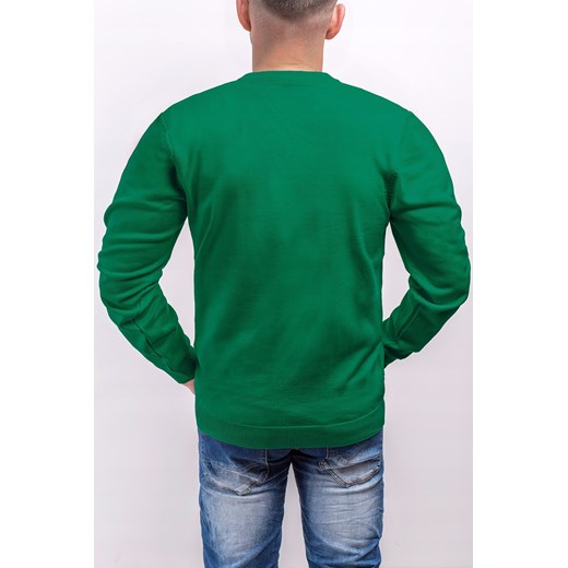 Sweter męski zielony Risardi 