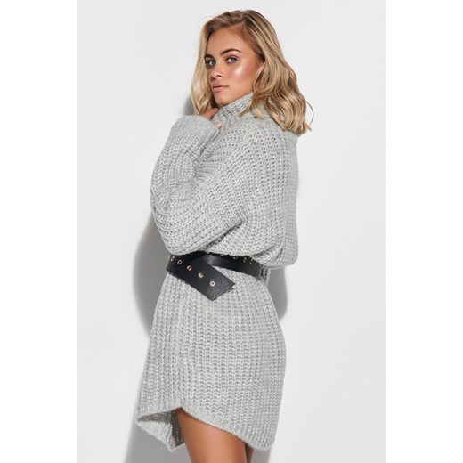 Sweter w kolorze jasnoszarym Makadamia onesize okazja Limango Polska