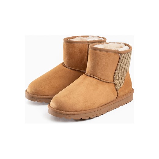 Botki zimowe "Tenny" w kolorze jasnobrązowym Island Boot 39 okazyjna cena Limango Polska