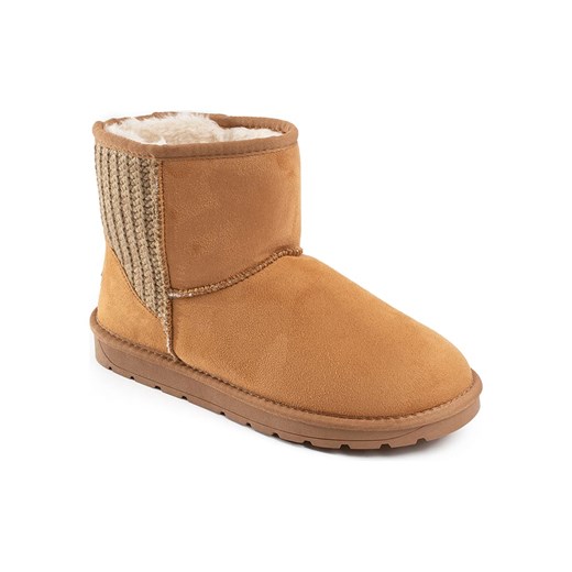 Botki zimowe "Tenny" w kolorze jasnobrązowym Island Boot 39 wyprzedaż Limango Polska