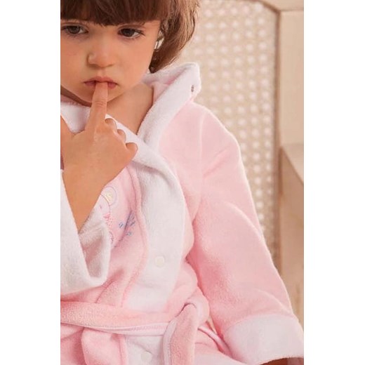 Szlafrok kąpielowy z plisą róż NewYorkStyle Ewa Collection 104 okazja NYS