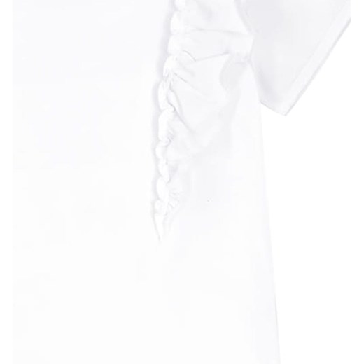 Bluzka ze skrzydełkami biała kr. rękaw NewYorkStyle Ewa Collection 122 NYS
