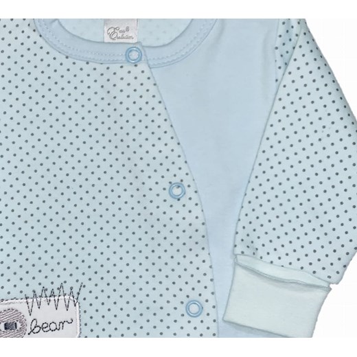 Koszulka niemowlęca MISIACZEK niebieska NewYorkStyle Ewa Collection 68 okazja NYS