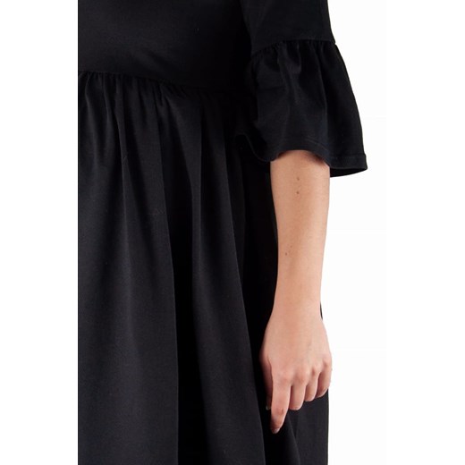 Sukienka ciążowa  z falbanką czarna NewYorkStyle New York Style M NYS