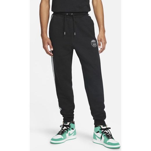 Męskie spodnie z dzianiny Paris Saint-Germain - Czerń Nike XL Nike poland