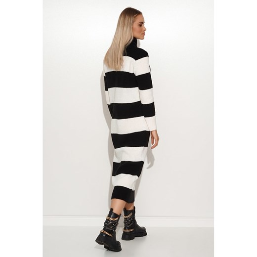 Sukienka w kolorze czarno-kremowym Makadamia onesize okazyjna cena Limango Polska