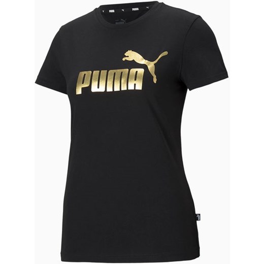 Koszulka damska Essentials+ Metallic Logo Puma Puma XS promocyjna cena SPORT-SHOP.pl