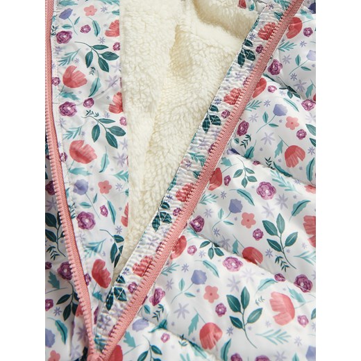 Reserved - Pikowana kamizelka w kwiaty - Kremowy Reserved 92 okazja Reserved