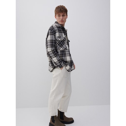 Reserved - Kurtka koszulowa w kratę - Wielobarwny Reserved L Reserved