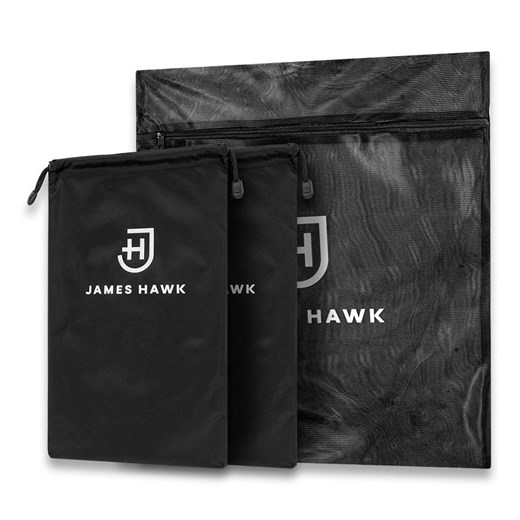 James Hawk Travel Set - Czarny ze sklepu James Hawk w kategorii Pokrowce - zdjęcie 127339212