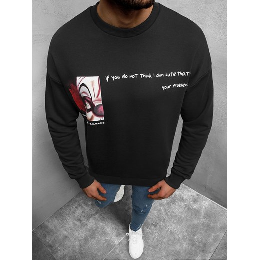 Bluza męska Ozonee z napisami w stylu młodzieżowym