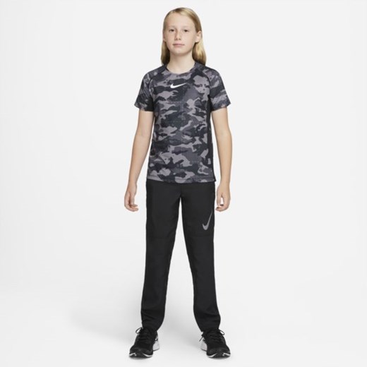 Koszulka treningowa z krótkim rękawem dla dużych dzieci (chłopców) Nike Pro Nike S okazja Nike poland
