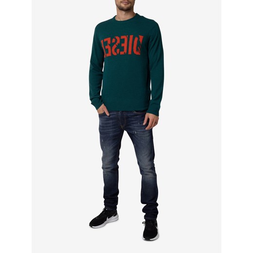 Sweter męski Diesel z wełny młodzieżowy 