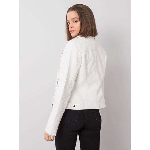 Biała kurtka z ekologicznej skóry Sheandher.pl M Sheandher.pl