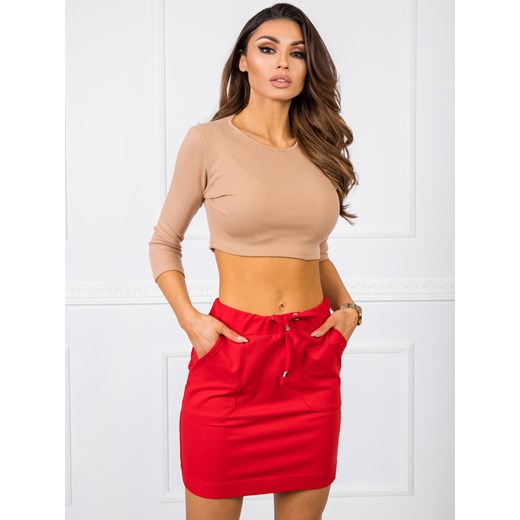 Czerwona spódnica basic Sheandher.pl XS Sheandher.pl