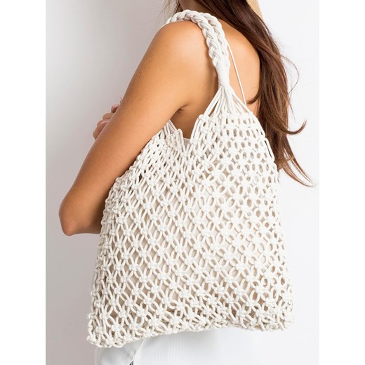 Pleciona torebka biała Sheandher.pl ONE SIZE Sheandher.pl