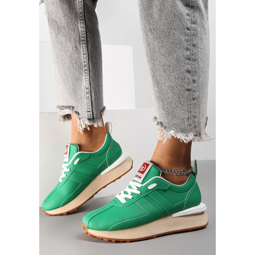 Renee buty sportowe damskie sneakersy płaskie sznurowane