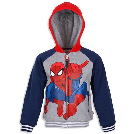 Cool Club, Bluza chłopięca, Spiderman, rozmiar 104 - Wyprzedaż - ubrania i buty nawet do -50% taniej! smyk-com granatowy chłopięce