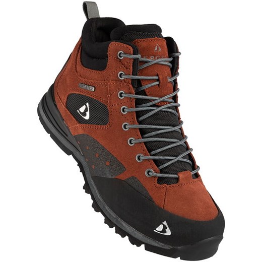 Buty trekkingowe damskie Bergson sznurowane na płaskiej podeszwie sportowe 