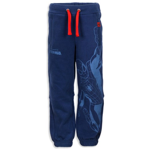 Cool Club, Spodnie chłopięce, Spiderman, rozmiar 110 - Wyprzedaż - ubrania i buty nawet do -50% taniej! smyk-com granatowy chłopięce
