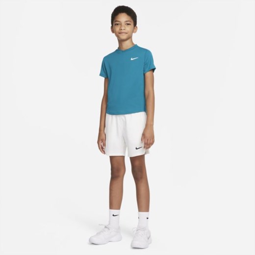 Koszulka do tenisa z krótkim rękawem dla dużych dzieci (chłopców) NikeCourt Nike L wyprzedaż Nike poland
