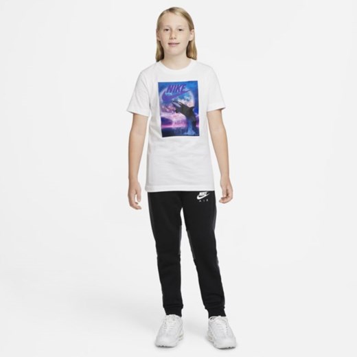 T-shirt dla dużych dzieci (chłopców) Nike Air - Biel Nike M promocja Nike poland