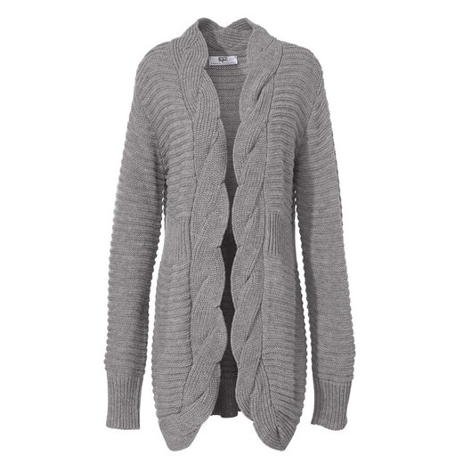 Długi sweter bez zapięcia | bonprix 40/42 promocyjna cena bonprix
