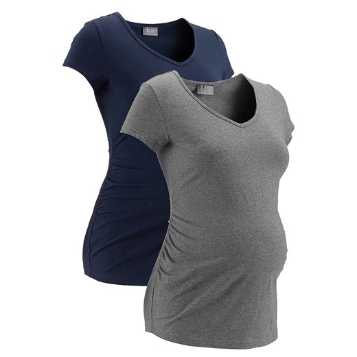 Shirt ciążowy basic (2 szt.) | bonprix 32/34 bonprix