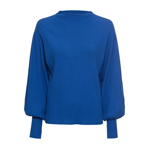 Sweter dzianinowy z balonowymi rękawami | bonprix 44/46 wyprzedaż bonprix