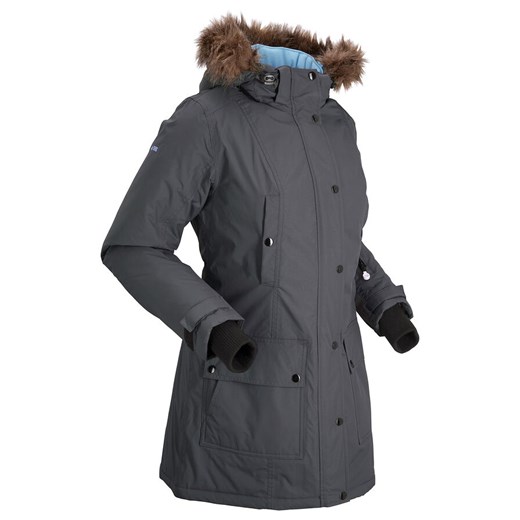 Długa kurtka outdoorowa funkcyjna z kapturem | bonprix 40 bonprix