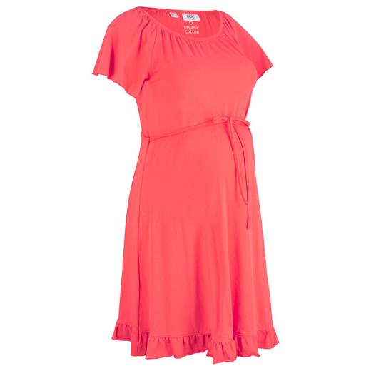 Sukienka ciążowa z bawełny organicznej | bonprix 36/38 bonprix