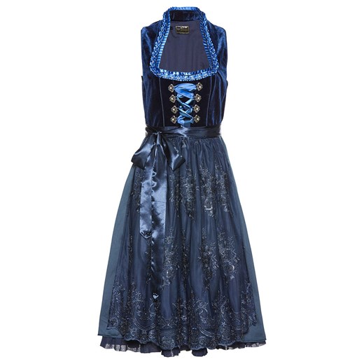 Sukienka w ludowym stylu, z aksamitu (2 części) | bonprix 44 bonprix