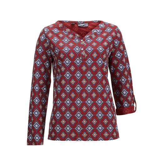 Shirt bawełniany z długim rękawem i nadrukiem dookoła | bonprix 48/50 okazja bonprix