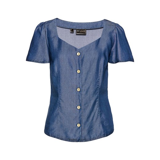 Koszula dżinsowa, TENCEL™ Lyocell, krótki rękaw | bonprix 38 bonprix