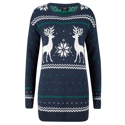 Sweter z zimowym motywem | bonprix 44/46 bonprix okazyjna cena