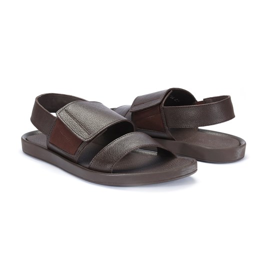 Brązowe sandały SANTIAGO Domeno 43 Domenoshoes