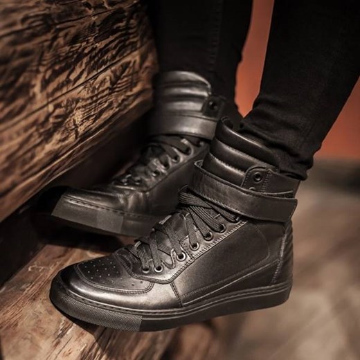 Sneakersy Panas7 #Black Edition ze sklepu Domenoshoes w kategorii Trampki męskie - zdjęcie 127703574