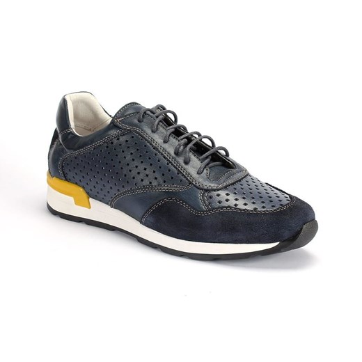 Granatowe sneakersy PETER Domeno 45 okazja Domenoshoes