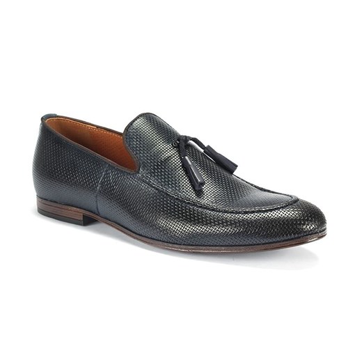 Granatowe mokasyny męskie Domeno 40 promocyjna cena Domenoshoes