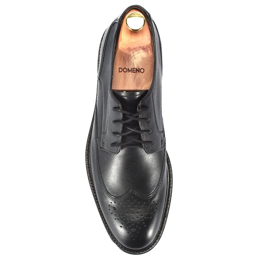 Czarne brogsy RICHARD Domeno 41 okazyjna cena Domenoshoes