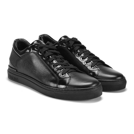 Czarne sneakersy PANAS Domeno 45 okazja Domenoshoes