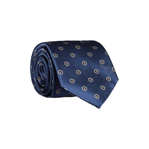 Niebieski krawat w drobne kwiaty 57275 Lavard  Lavard