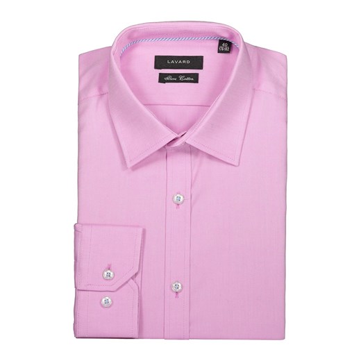 Różowa koszula męska 92905 Lavard 43/176-182 okazja Lavard