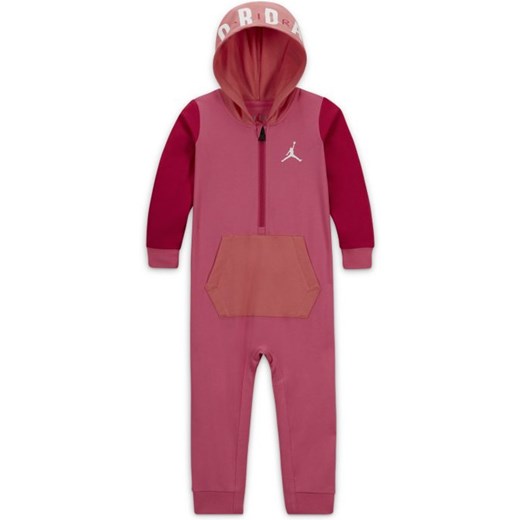 Pajacyk z zamkiem 1/2 dla niemowląt (12–24 M) Jordan - Różowy Jordan 18 Nike poland
