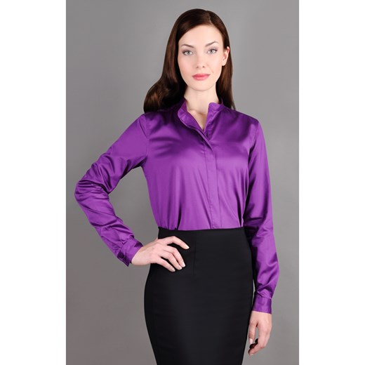 Koszula Wólczanka wolczanka fioletowy koszule