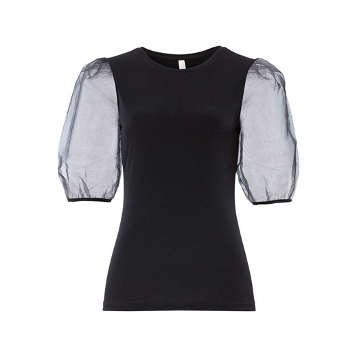 Shirt z rękawami z organzy | bonprix 40/42 okazja bonprix