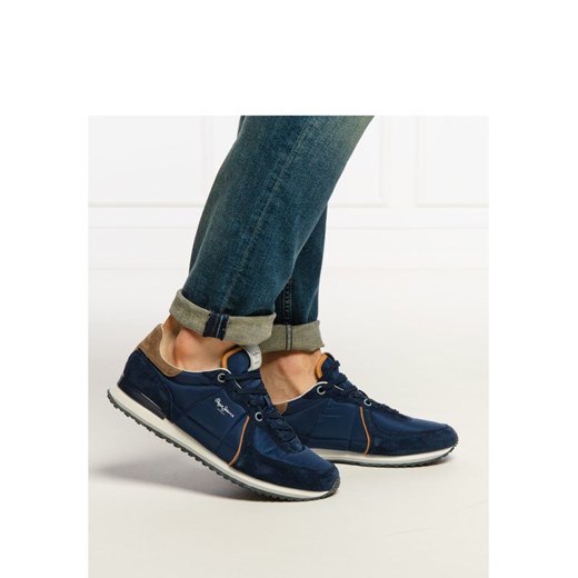 Pepe Jeans London Sneakersy TINKER CITY SMART | z dodatkiem skóry 45 promocja Gomez Fashion Store