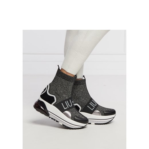 Liu Jo Sneakersy AIR MAXI 9 | z dodatkiem skóry Liu Jo 38 promocyjna cena Gomez Fashion Store